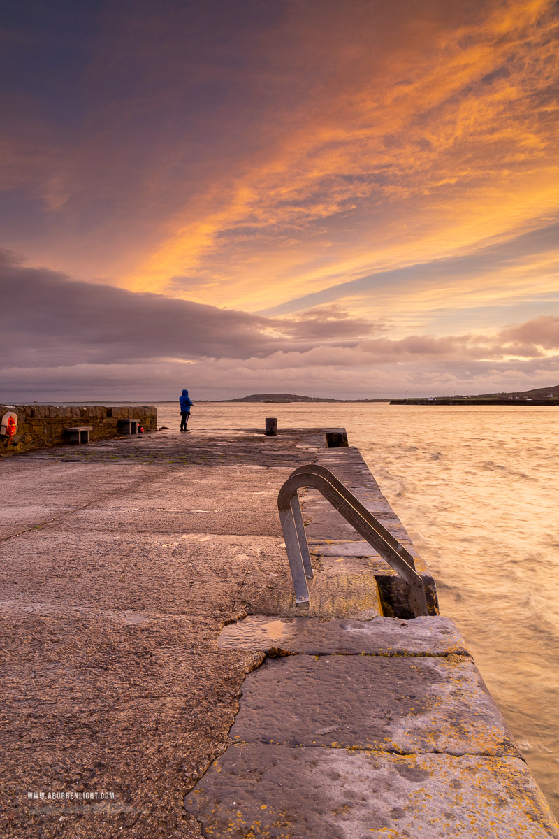 Ballyvaughan Wild Atlantic Way Clare Ireland - autumn,ballyvaughan,golden hour,jetty,november,pier,sunrise,coast