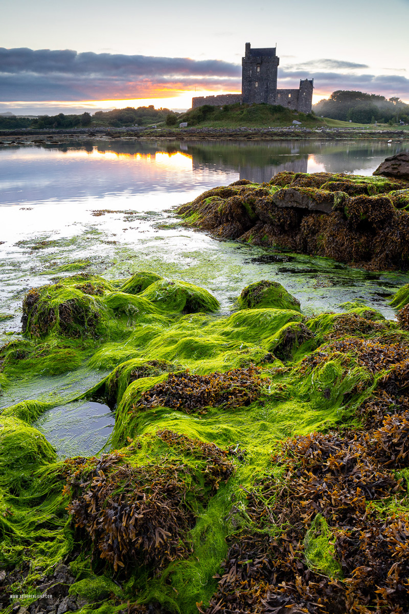 Dunguaire Castle Kinvara Clare Ireland - castle,dunguaire,july,landmark,reflections,summer,sunrise,coast