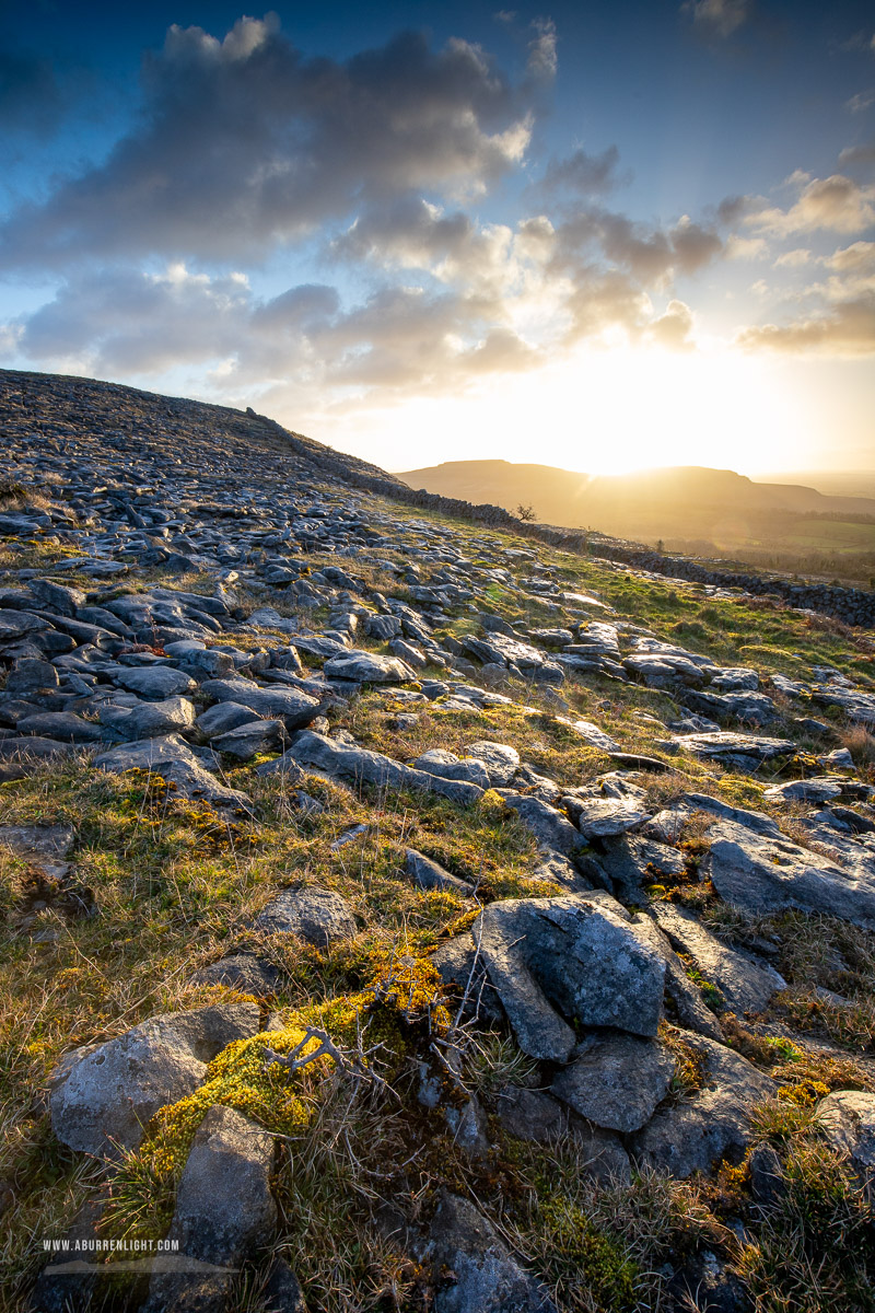 Fahee North Carron Burren East Clare Ireland - april,fahee,spring,sunrise,wall,portfolio,hills