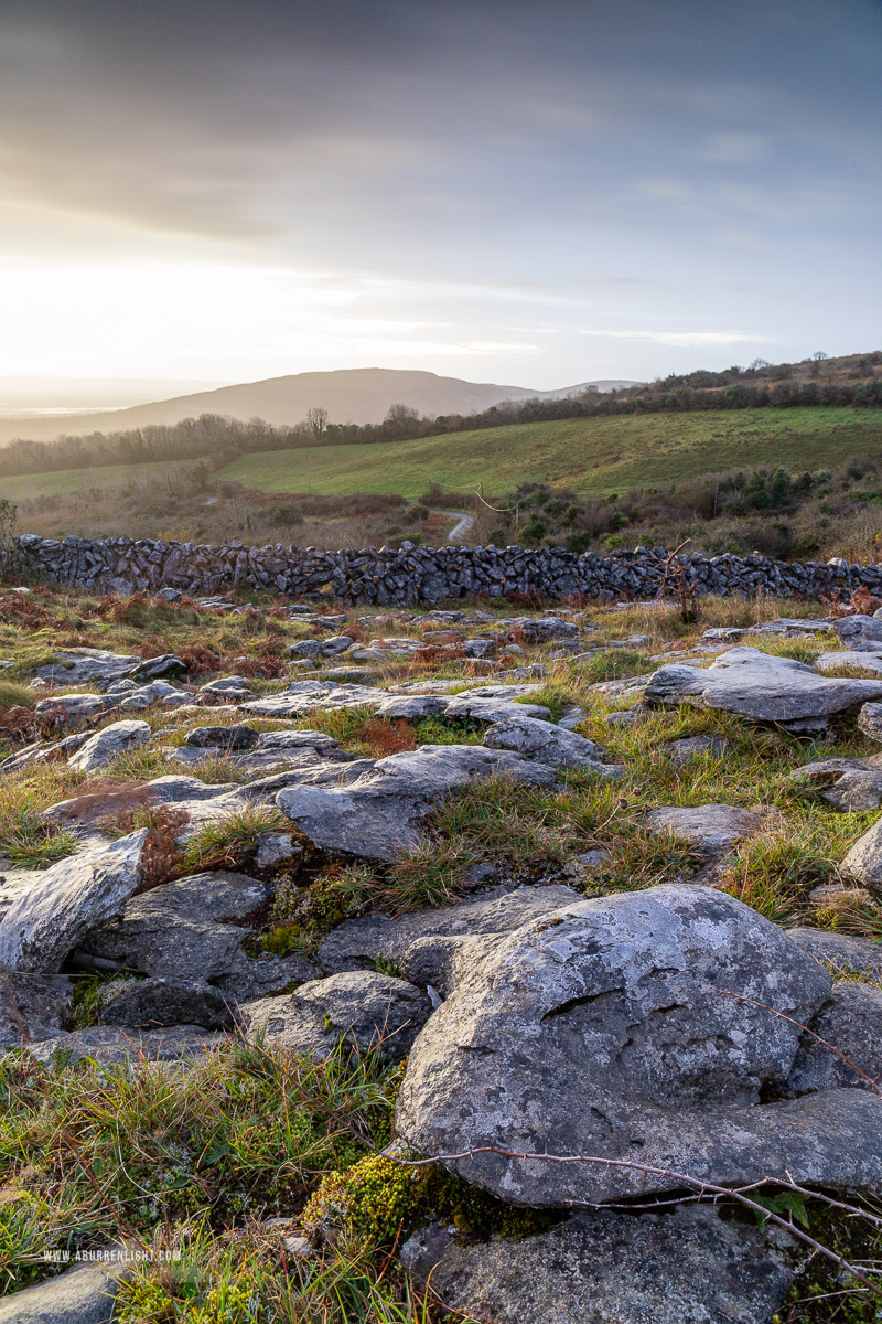 Fahee North Carron Burren East Clare Ireland - autumn,fahee,long exposure,november,sunrise,wall,dreamy,hills