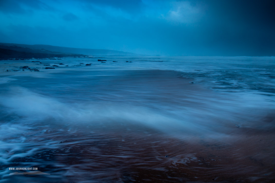 Fanore Beach Wild Atlantic Way Clare Ireland - beach,coast,fanore,february,long exposure,storm,winter