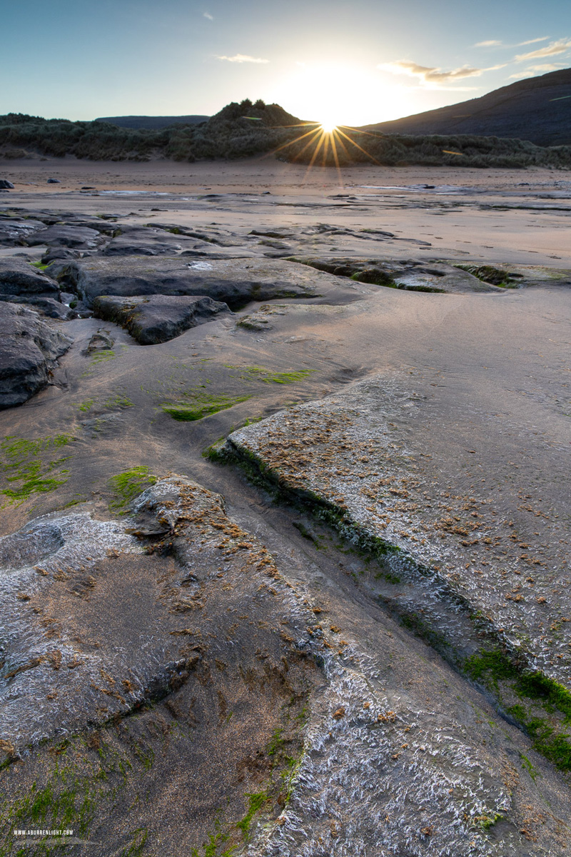 Fanore Beach Wild Atlantic Way Clare Ireland - fanore,may,spring,sunrise,sunstar,beach,coast