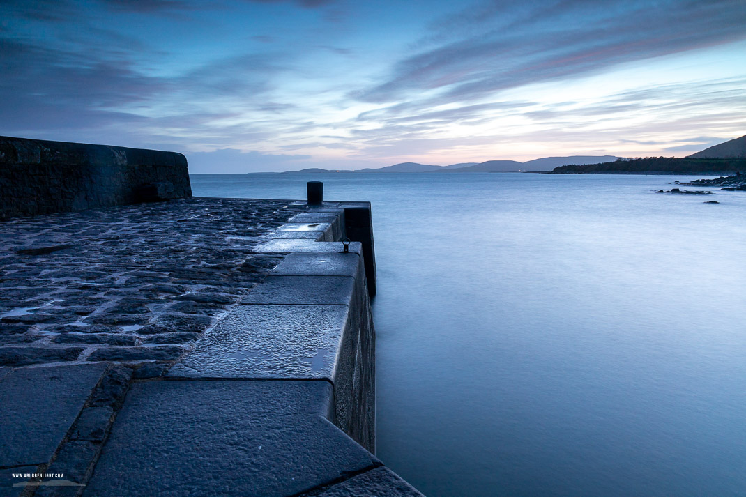 Gleninagh Ballyvaughan Wild Atlantic Way Clare Ireland - blue,gleninagh,january,long exposure,pier,twilight,winter,coast