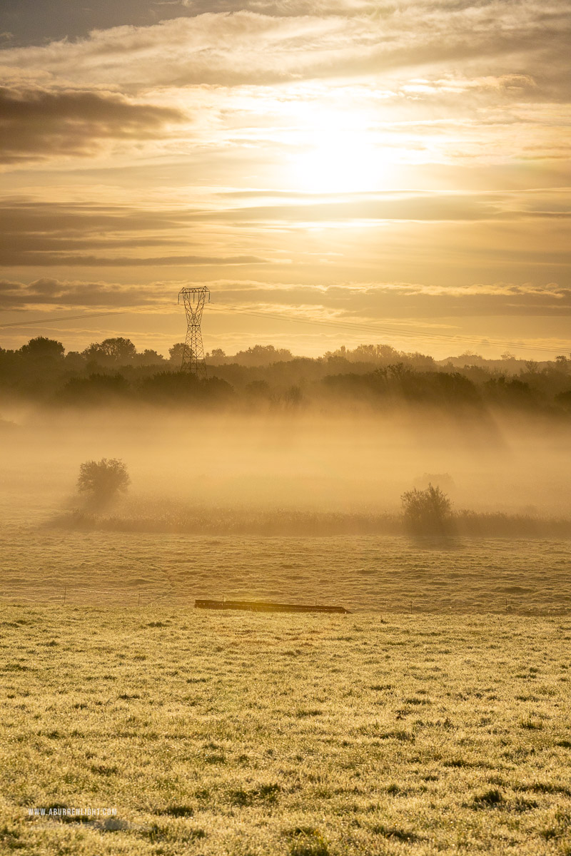 Gort Galway Ireland - autumn,golden,gort,september,sunrise,mist,lowland