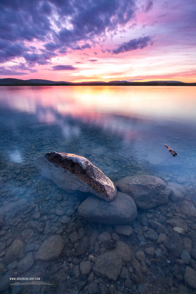 Lough Bunny Clare Ireland - dusk,limited,long exposure,lough bunny,may,reflections,spring,lowlands