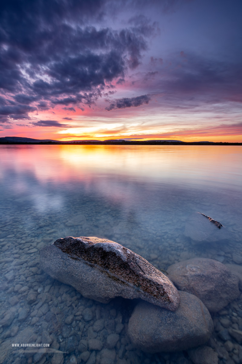 Lough Bunny Clare Ireland - dusk,long exposure,lough bunny,may,reflections,spring,lowland