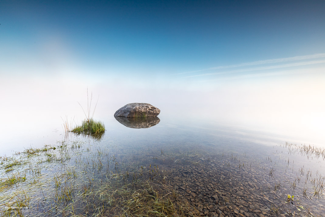 Lough Bunny Clare Ireland - april,lough bunny,mist,spring,blue,dreamy,lowland