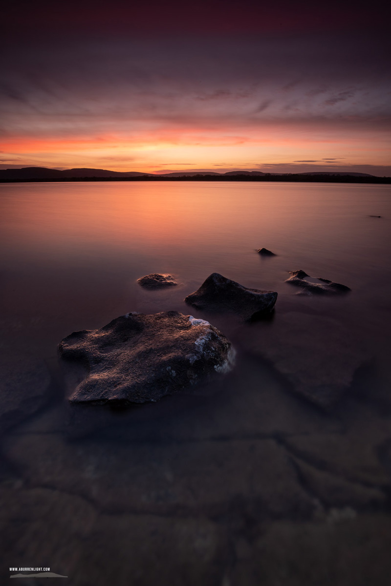 Lough Bunny Clare Ireland - april,dusk,long exposure,lough bunny,red,spring,lowland