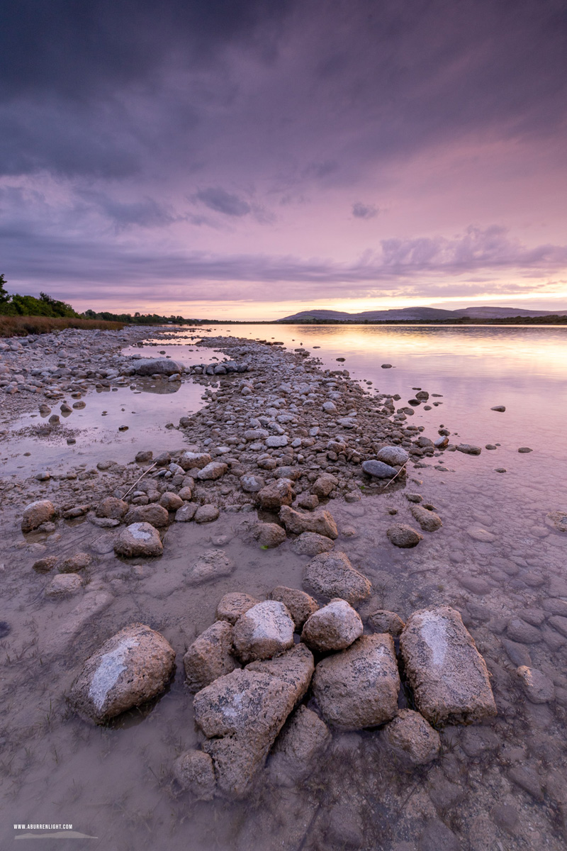 Lough Bunny Clare Ireland - dusk,june,lough bunny,mauve,spring,lowland