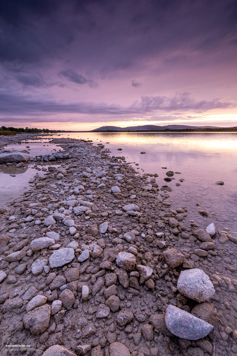 Lough Bunny Clare Ireland - dusk,june,lough bunny,mauve,spring,lowland,magenta