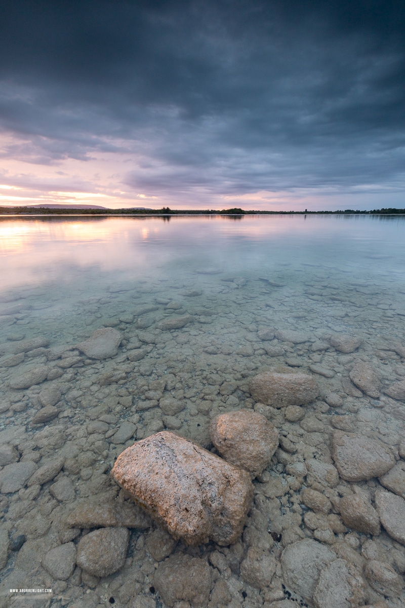 Lough Bunny Clare Ireland - dusk,june,lough bunny,spring,blue,lowland