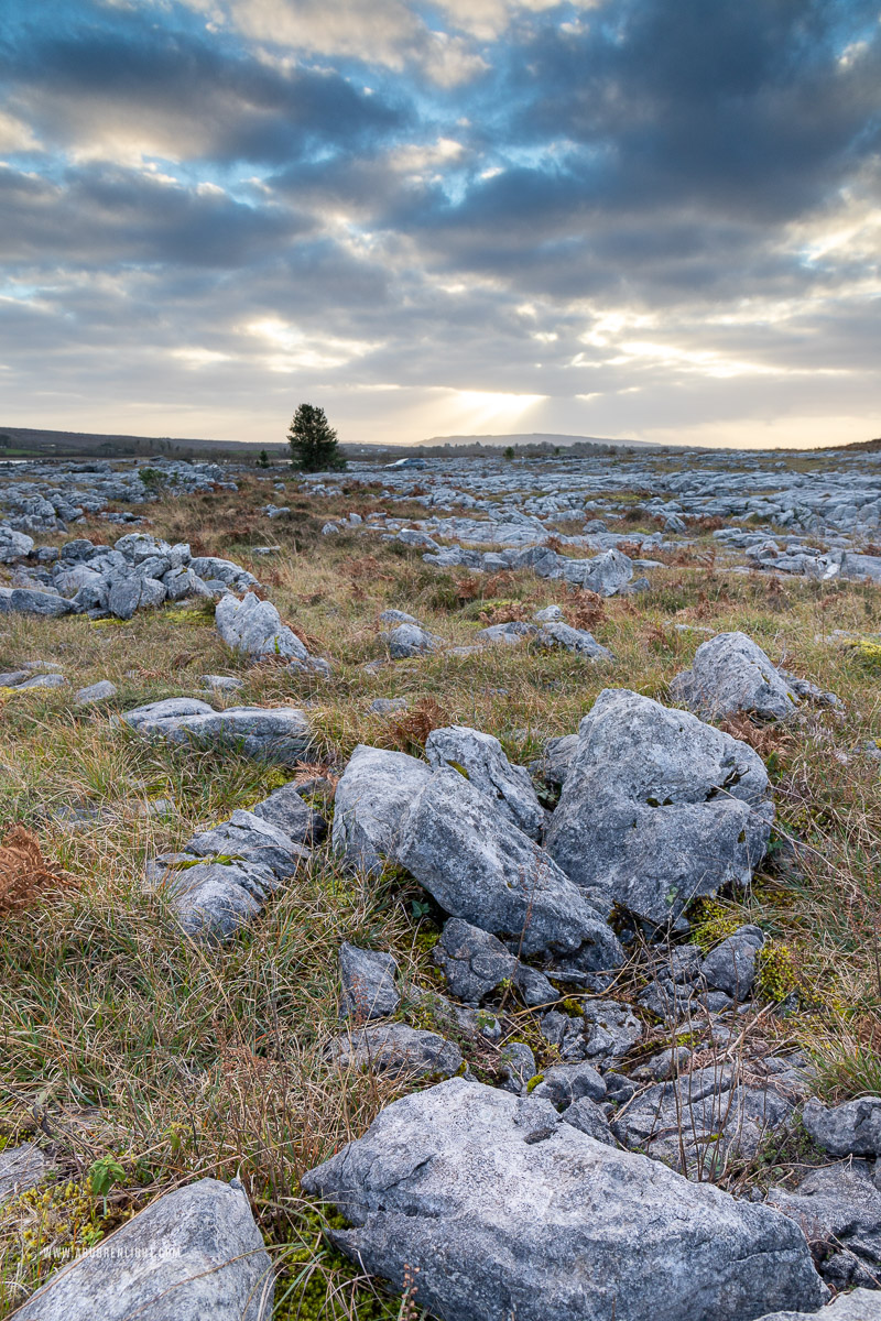 Mullaghmore Burren National Park Clare Ireland - january,mullaghmore,sunset,winter,park