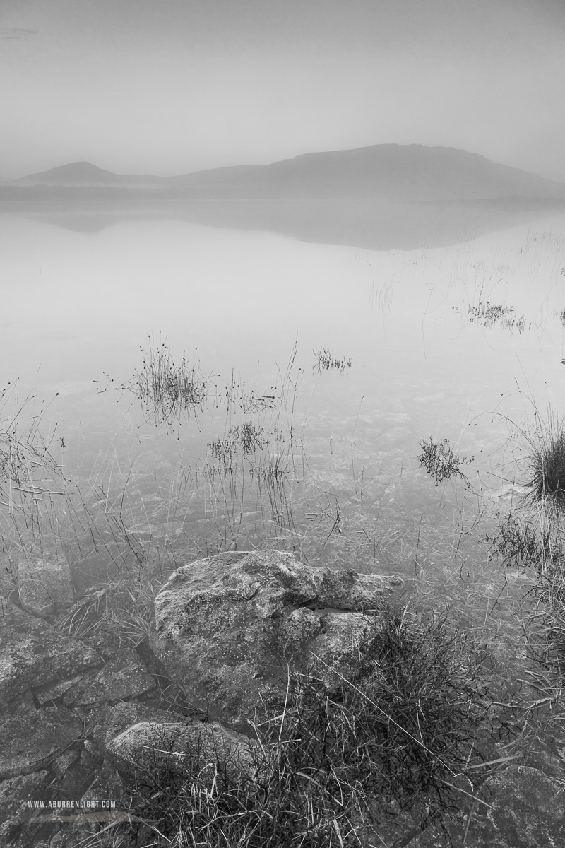 Mullaghmore Burren National Park Clare Ireland - autumn,december,minimal,mist,monochrome,mullaghmore,park