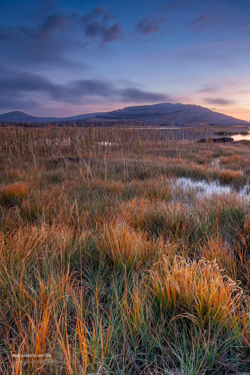 Mullaghmore Burren National Park Clare Ireland - autumn,mullaghmore,october,park,twilight