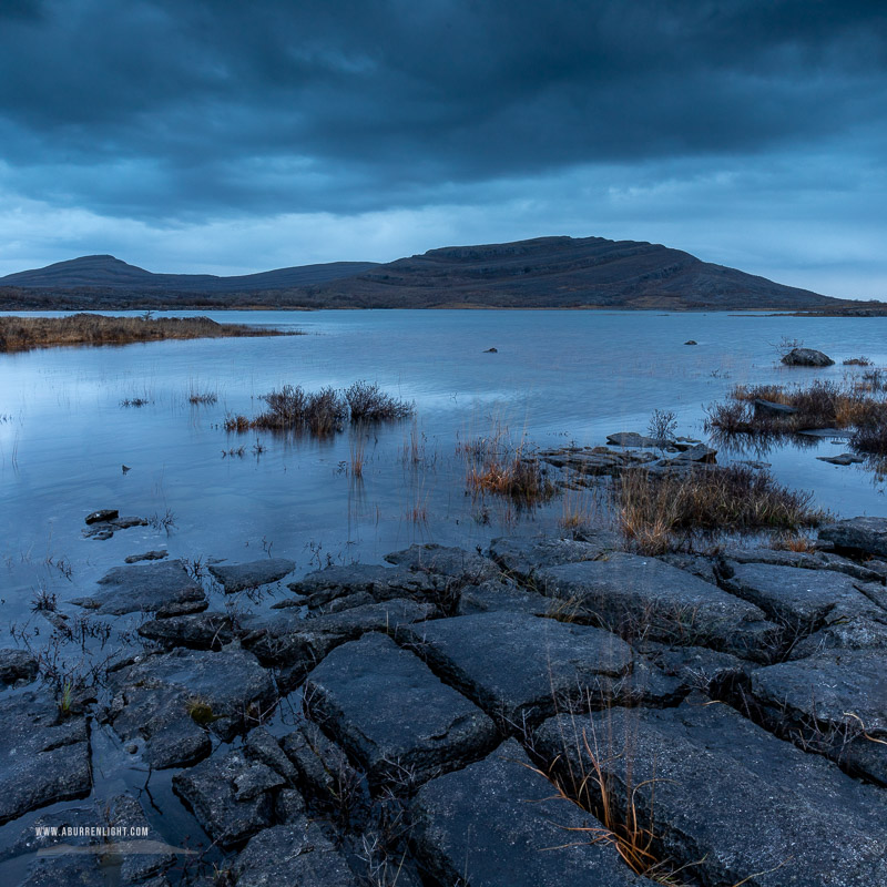 Mullaghmore Burren National Park Clare Ireland - blue,january,long exposure,mullaghmore,park,square,twilight,winter