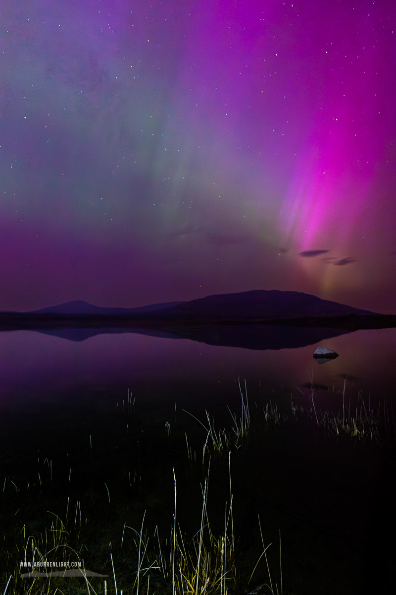 Mullaghmore Burren National Park Clare Ireland - aurora,long exposure,may,mullaghmore,night,park,pilars,purple,spring