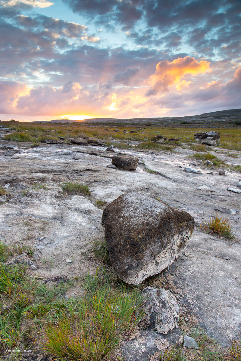 Mullaghmore Burren National Park Clare Ireland - autumn,mullaghmore,september,sunset,park,erratic