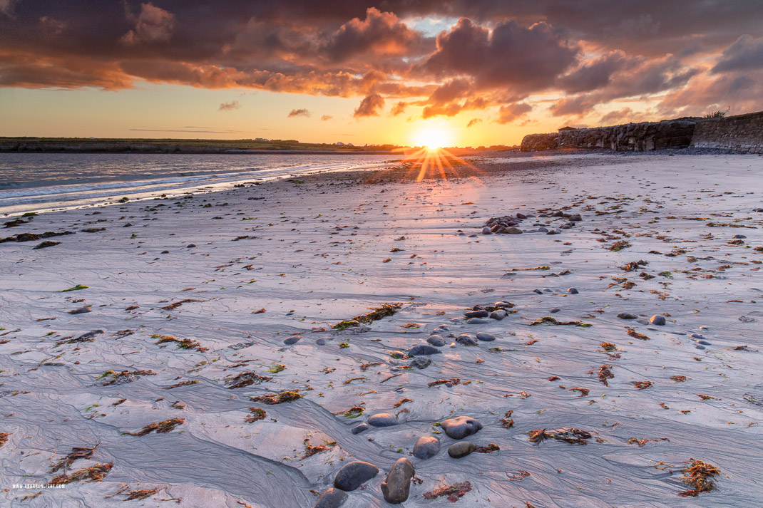 New Quay Kinvara Wild Atlantic Way Clare Ireland - july,new quay,red,rill,summer,sunrise,sunstar,coast,golden hour,beach