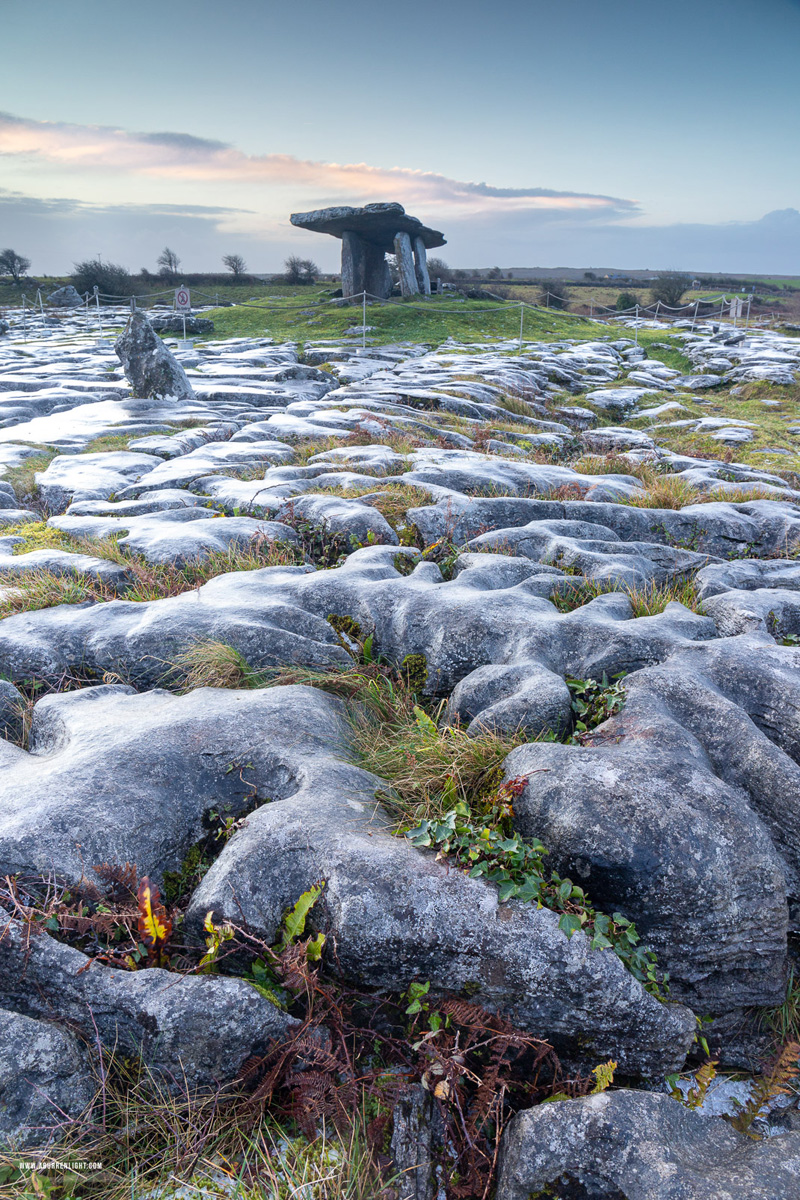 Poulnabrone Dolmen Roughan Hill Burren Clare Ireland - dolmen,january,landmark,poulnabrone,winter,tomb,hills,roughan