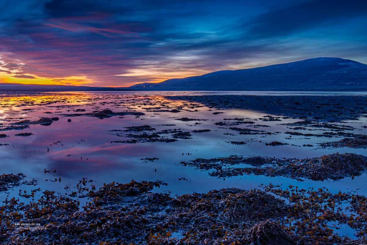 The Aughinish Peninsula Wild Atlantic Way Kinvara Clare Ireland - aughinish,january,long exposure,red,twilight,winter,coast,pick-coast,portfolio,blue