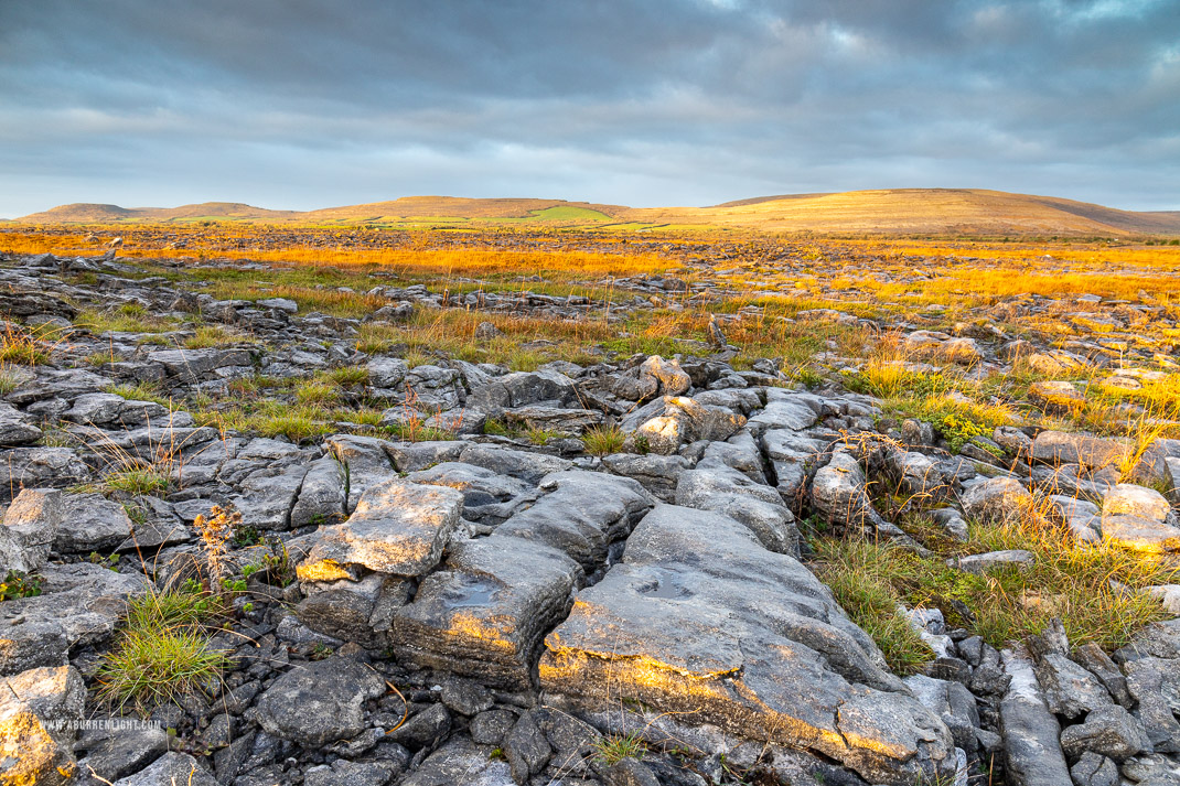 The Burren Clare Ireland - autumn,golden hour,november,sunrise,lowland,golden