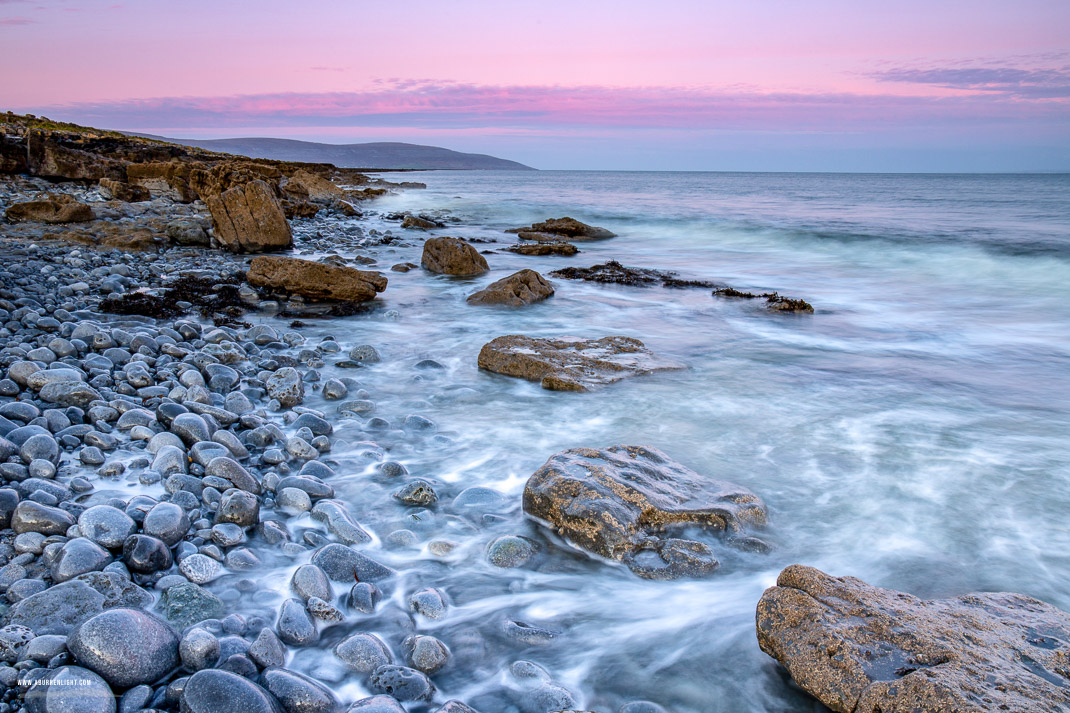 The Flaggy Shore Kinvara Wild Atlantic Way Clare Ireland - flaggy shore,long exposure,march,pink,sunrise,winter,coast