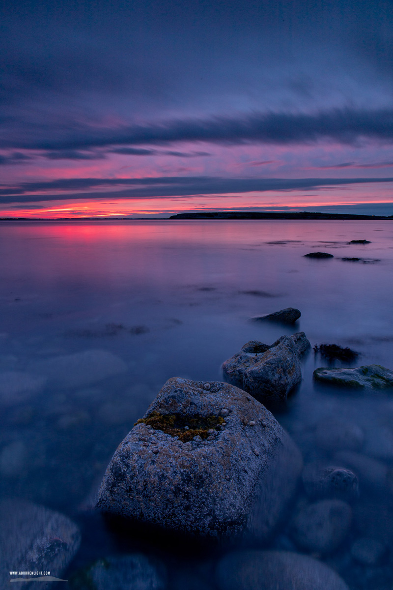 The Flaggy Shore Kinvara Wild Atlantic Way Clare Ireland - flaggy shore,june,long exposure,pink,purple,spring,twilight,coast