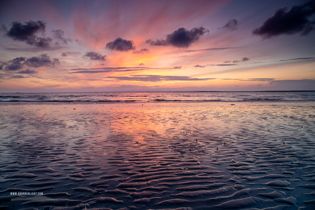 Traught Beach Kinvara Wild Atlantic Way Clare Ireland - coast,dusk,june,orange,ripples,spring,traught