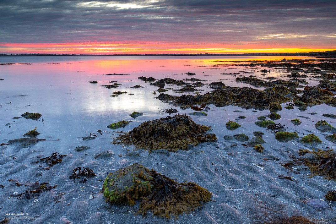 Traught Beach Kinvara Wild Atlantic Way Clare Ireland - blue,june,long exposure,orange,sand ripples,spring,traught,twilight,beach,coast