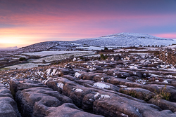 abbey hill,march,pink,snow,twilight,winter,portfolio,pink,hills