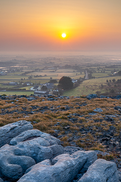 abbey hill,march,mist,spring,sunrise,hills