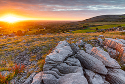 abbey hill,september,summer,sunrise,sunstar,hills,golden