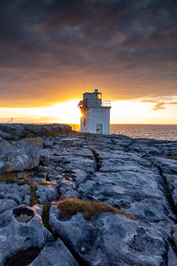 april,black head,fanore,lighthouse,spring,sunset,sunstar,portfolio,golden,coast