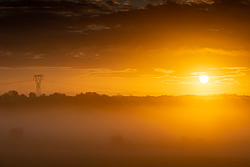 autumn,golden hour,gort,october,lowland,mist