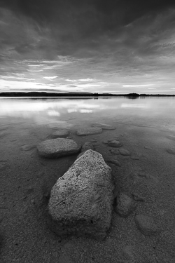 monochrome,dusk,june,long exposure,lough bunny,lowland,spring