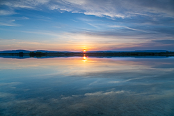 april,lough bunny,lowland,reflections,spring,sunset,portfolio