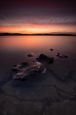 april,dusk,long exposure,lough bunny,red,spring,lowland