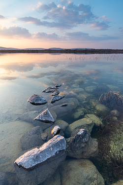 lough bunny,march,spring,sunset,lowland,golden hour,blue