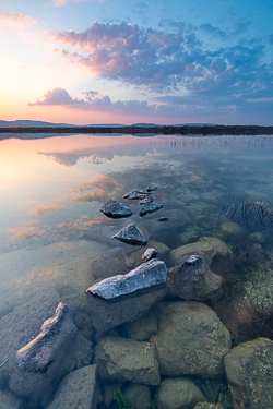 lough bunny,march,spring,sunset,lowland,golden hour,blue