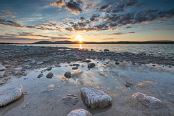 august,lough bunny,reflections,summer,sunset,sunstar,lowland