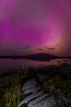 aurora,long exposure,may,mullaghmore,night,park,pilars,purple,spring,astro