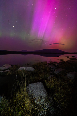 aurora,long exposure,may,mullaghmore,night,park,pilars,purple,spring