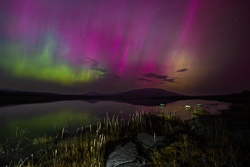 aurora,greem,long exposure,may,mullaghmore,night,park,pilars,purple,spring