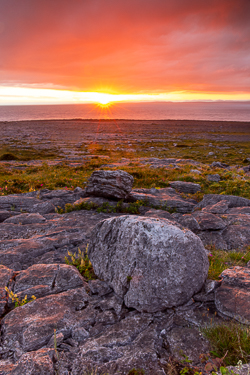 black head,erratic,murrooughtoohy,orange,july,summer,sunset,coast