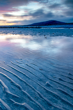 aughinish,blue,january,long exposure,moon,sand ripples,portfolio,twilight,winter,coast