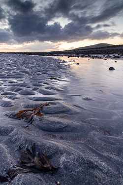 aughinish,december,long exposure,sand ripples,twilight,winter,coast,beach