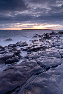 flaggy shore,january,long exposure,twilight,winter,blue,coast