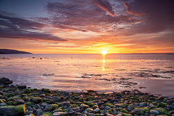 coast,flaggy shore,golden,may,orange,spring,sunset,sunstar