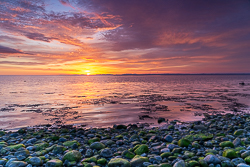 coast,flaggy shore,golden,may,orange,spring,sunset
