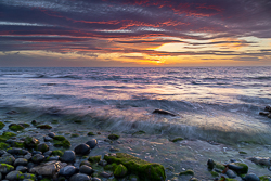 afterburn,boulders,coast,dusk,flaggy shore,july,pebbles,summer,sunset